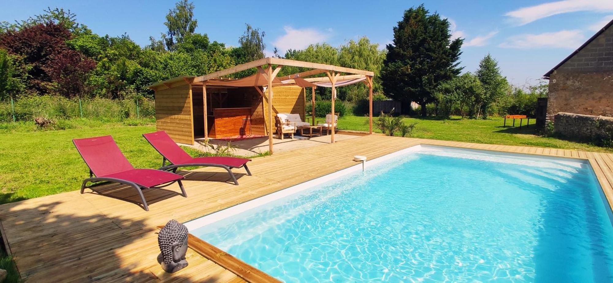 Gite Du Bois Richer 4 Etoiles Avec Piscine Fougeré Kültér fotó